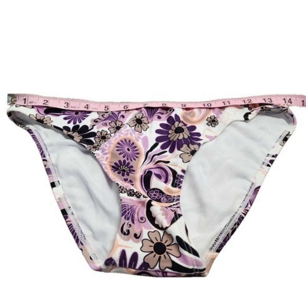 Salt‎ + Cove Purple Paisley Hipster Bikini Bottom Juniors M NWOT Swimwear